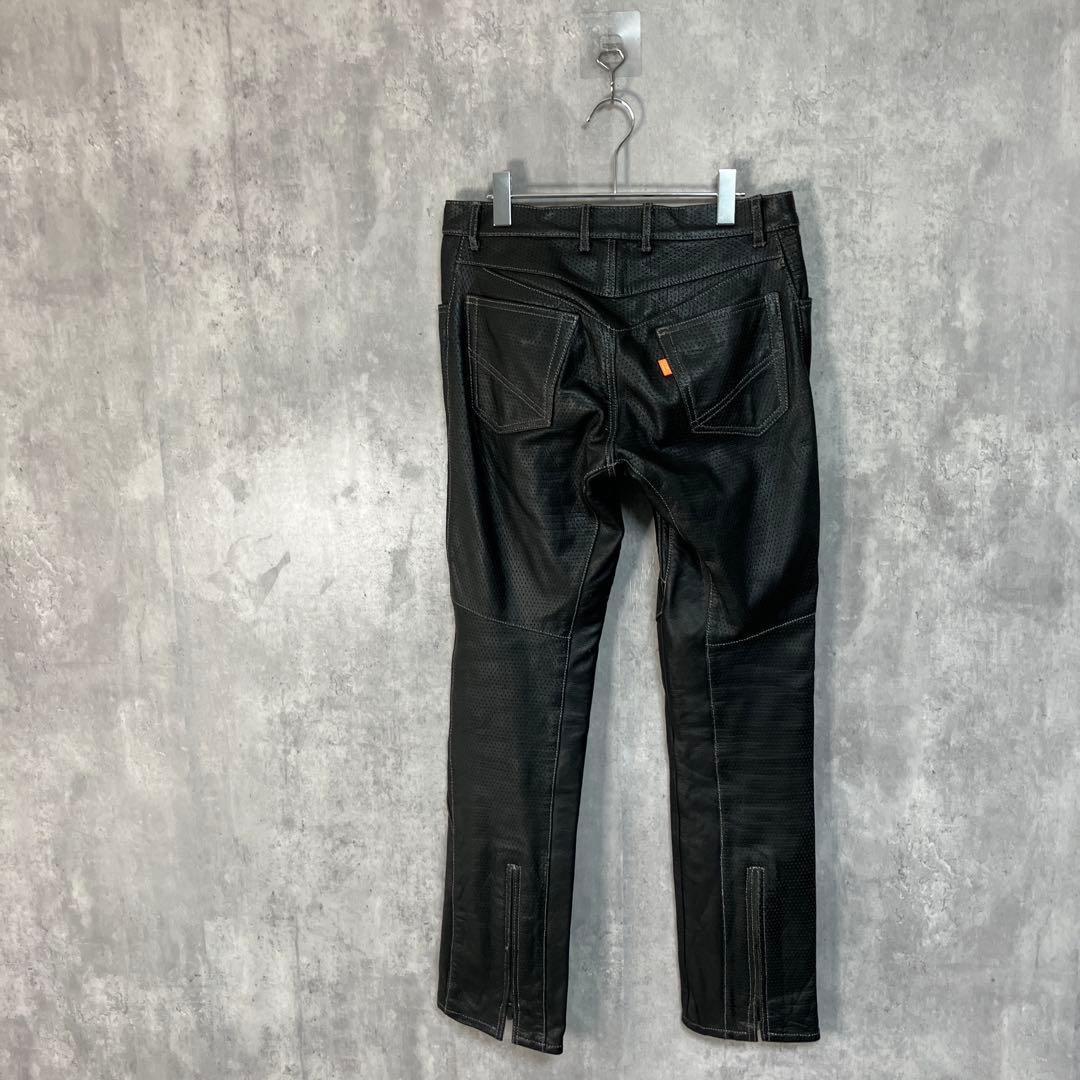 HYOD パンチングレザー レザーパンツ MW