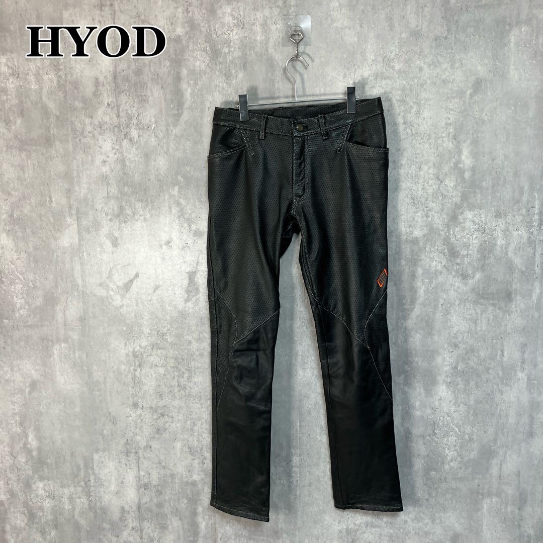 HYOD パンチングレザー レザーパンツ MW