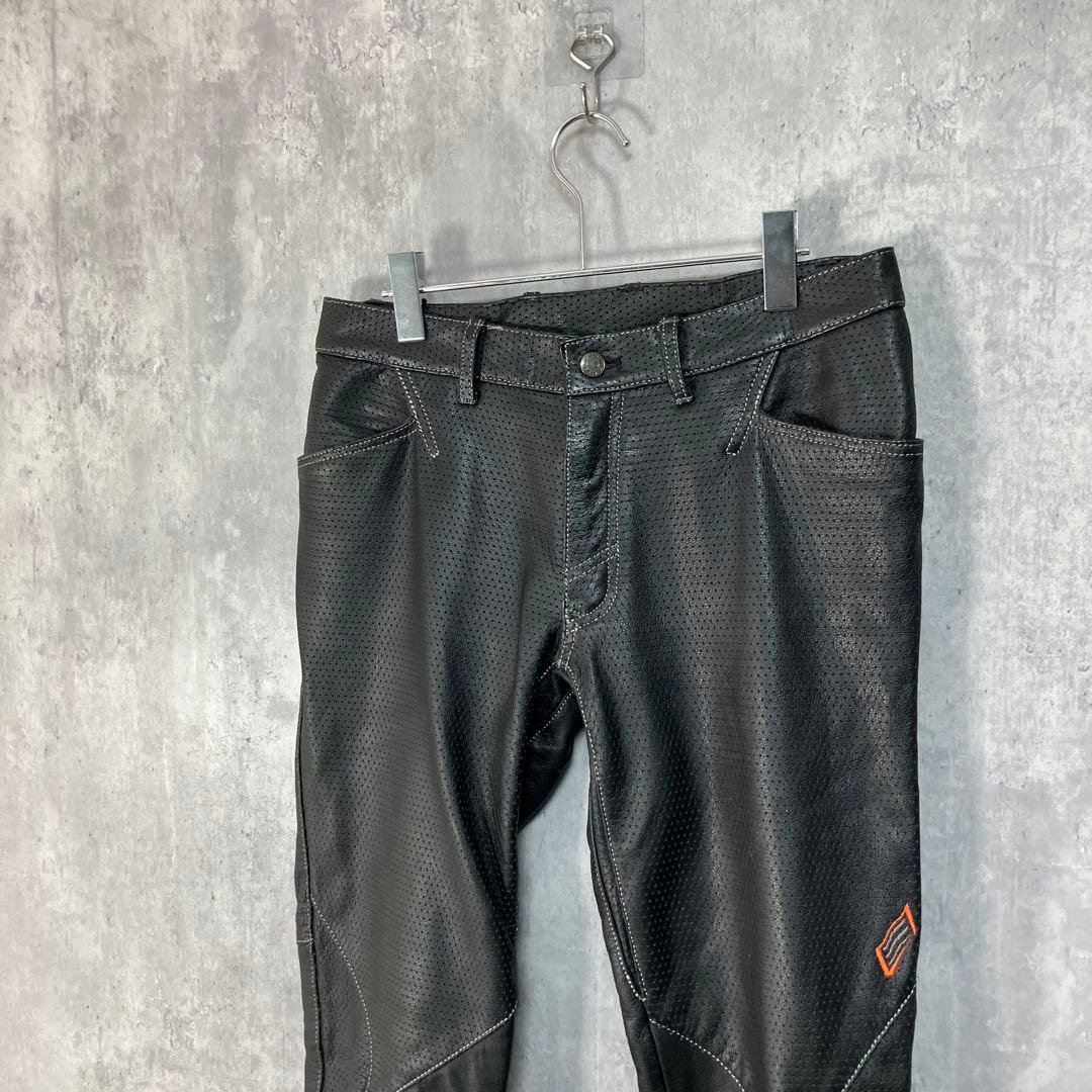 HYOD パンチングレザー レザーパンツ MW