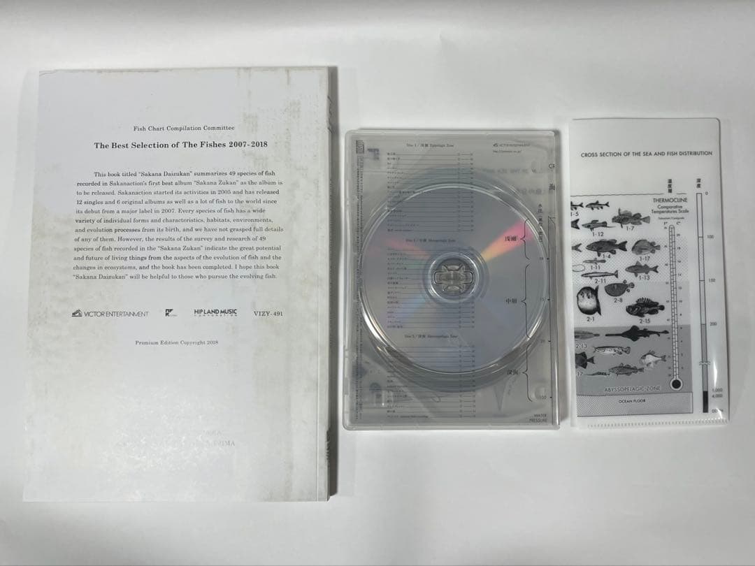 魚図鑑 3CD 魚大図鑑 完全生産限定 プレミアムBOX盤 サカナクション