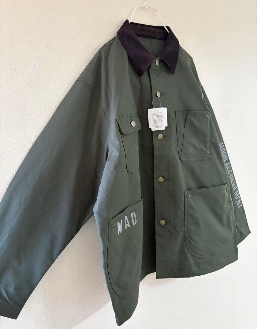 【1/23まで】ムーンエイジデビルメント　チノ素材　オーバーサイズ　カバーオール