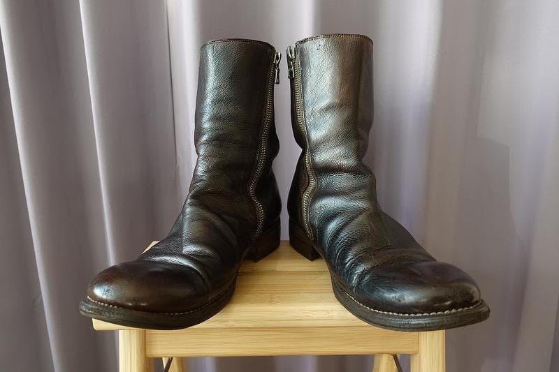 GUIDI サイドジップレザーブーツ