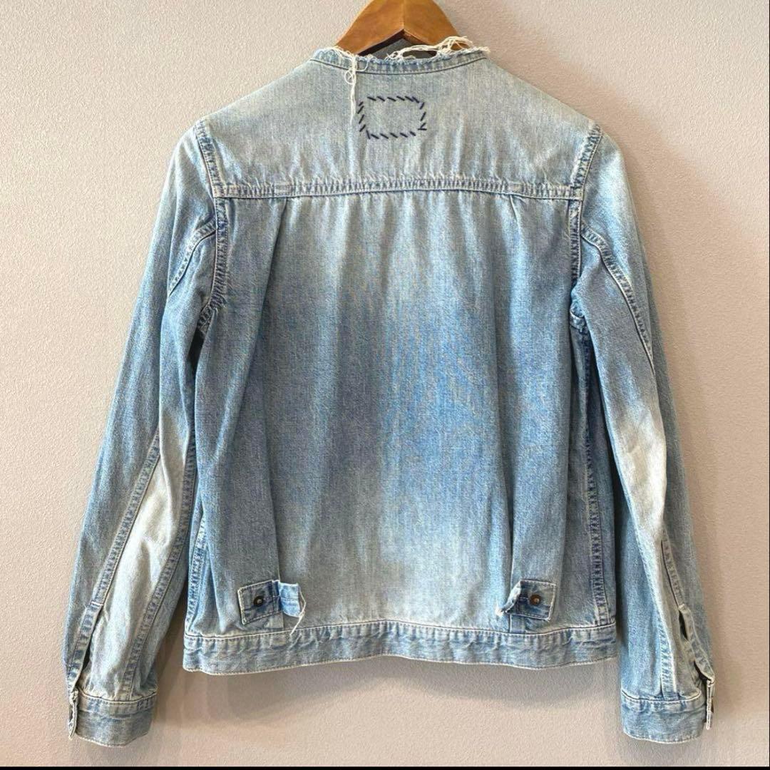 ロンハーマンヴィンテージ　ノーカラーデニムジャケット　Gジャン