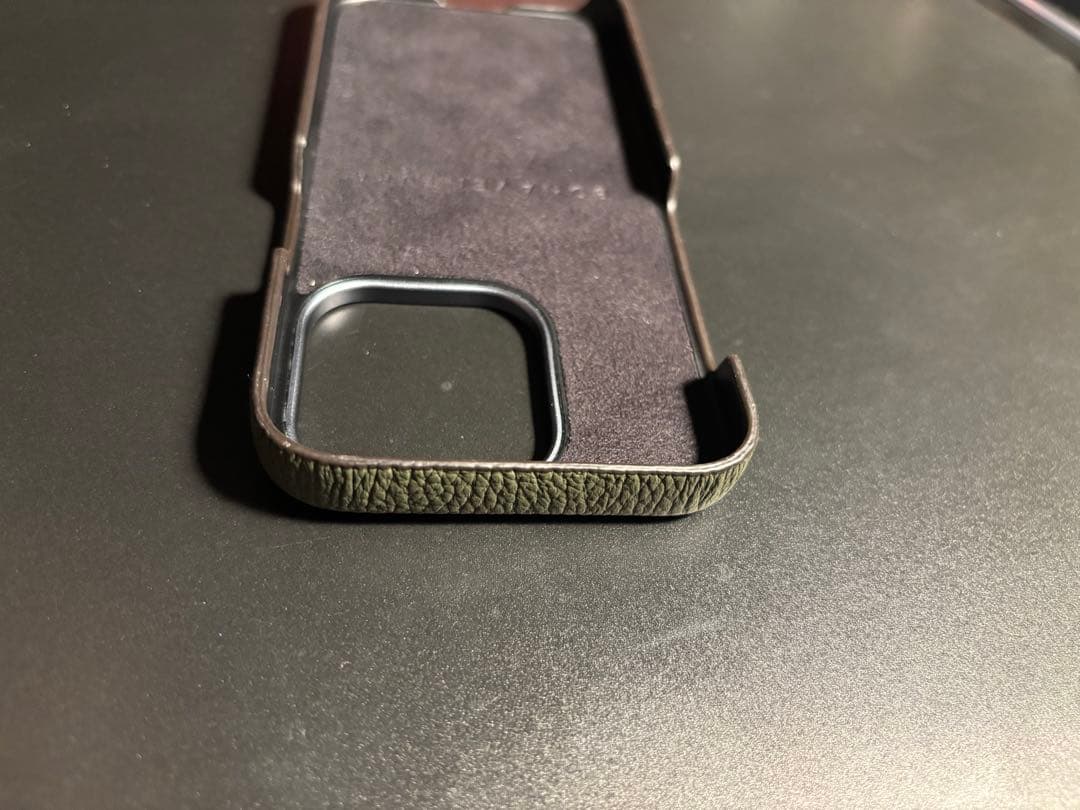 bonaventura iPhone 15proケース オリーブ