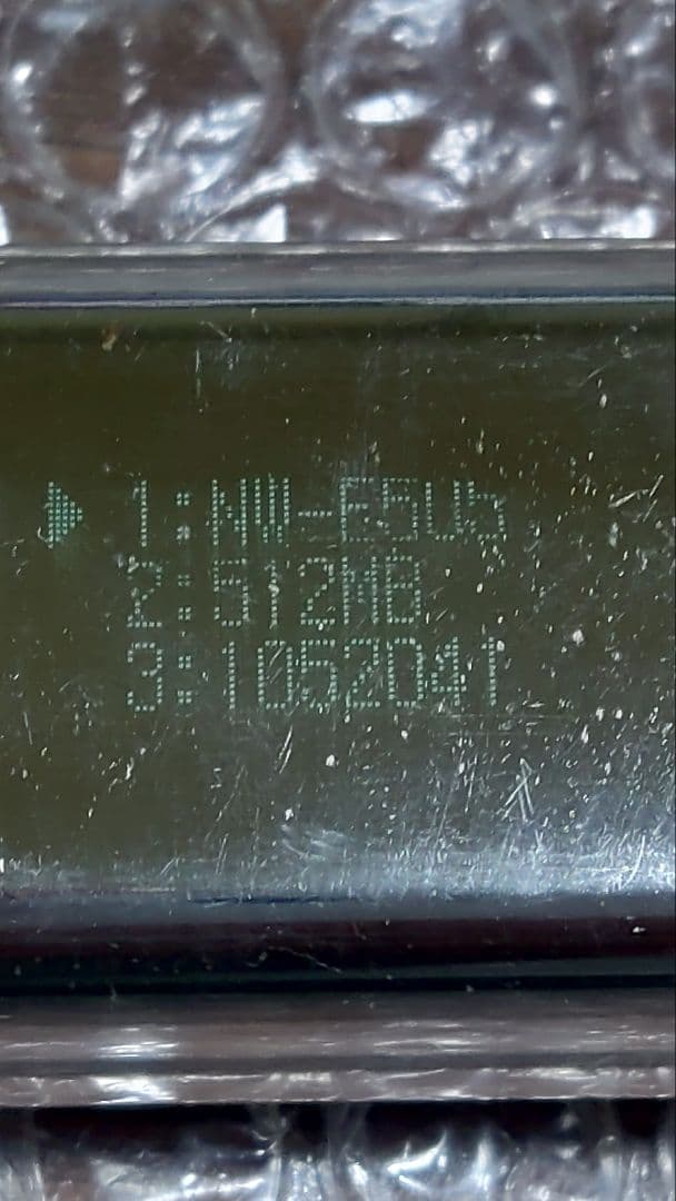 ソニーウォークマン　NW−E505　ジャンク　管理ナンバー211