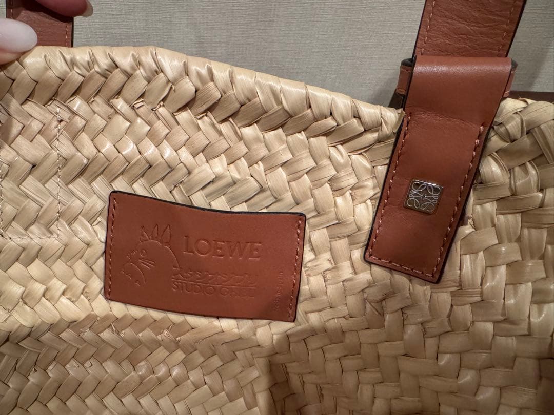 LOEWE ジブリ まっくろくろすけ かごバッグ