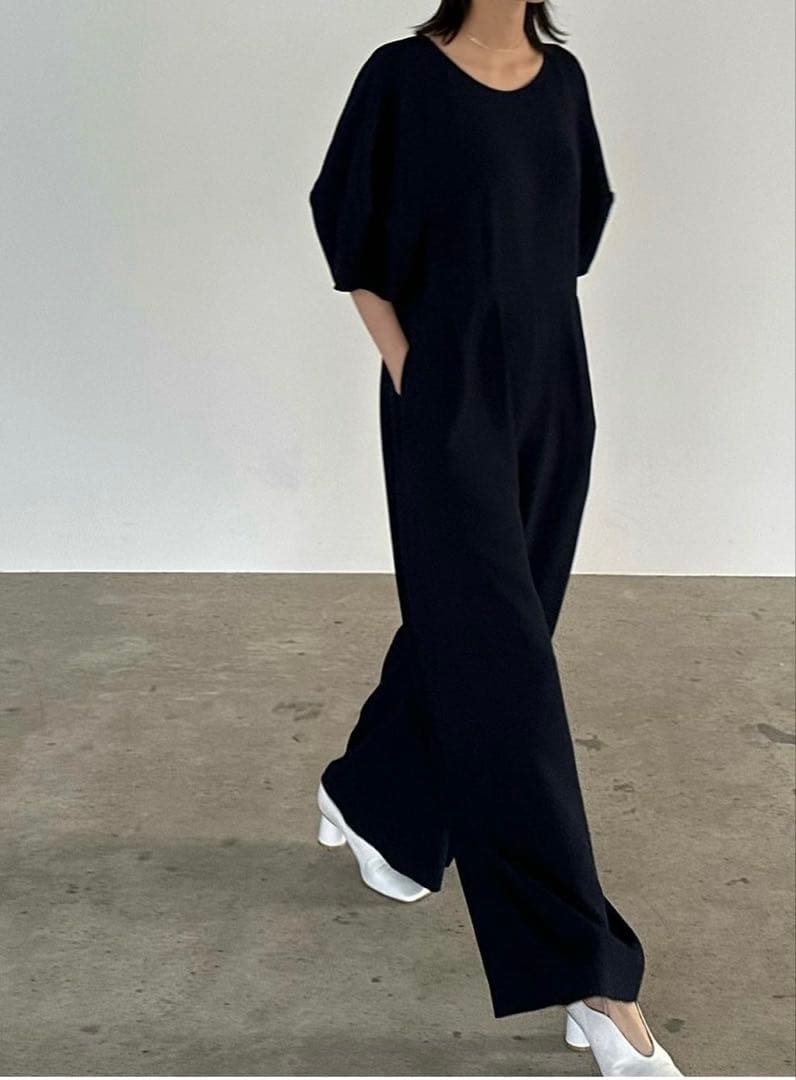 サロペット・オーバーオール・オールインワン CLANE LANTERN SLEEVE ALL IN ONE