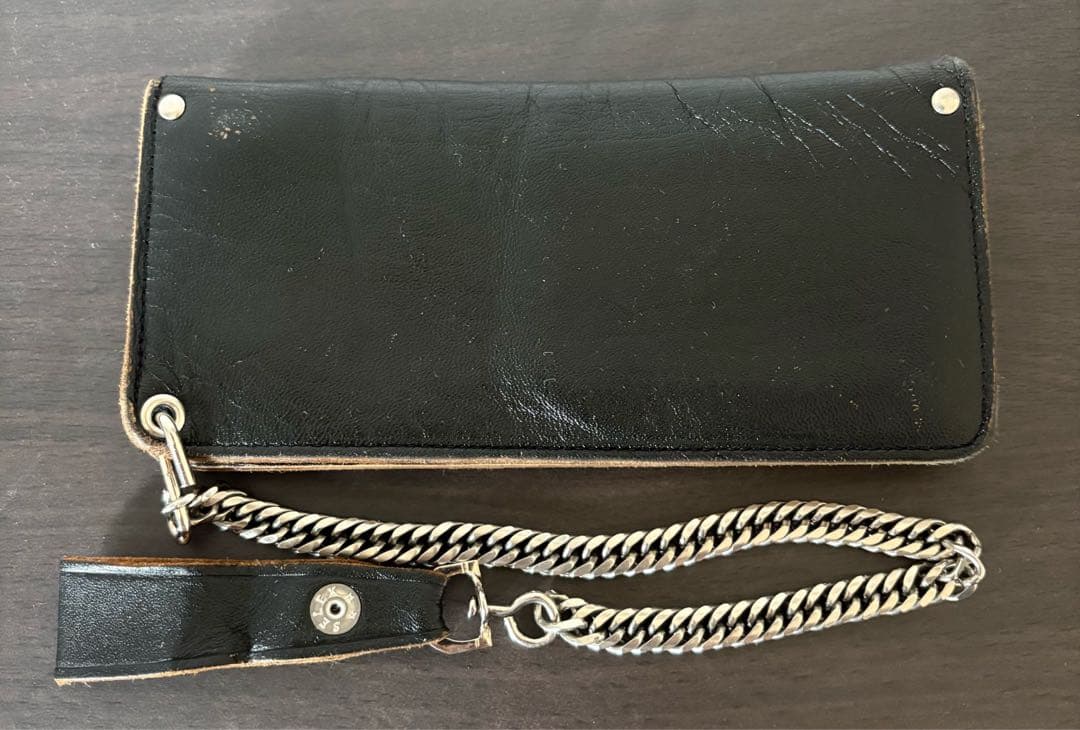 ホースハイド トラッカーウォレット 茶芯 山田蓮