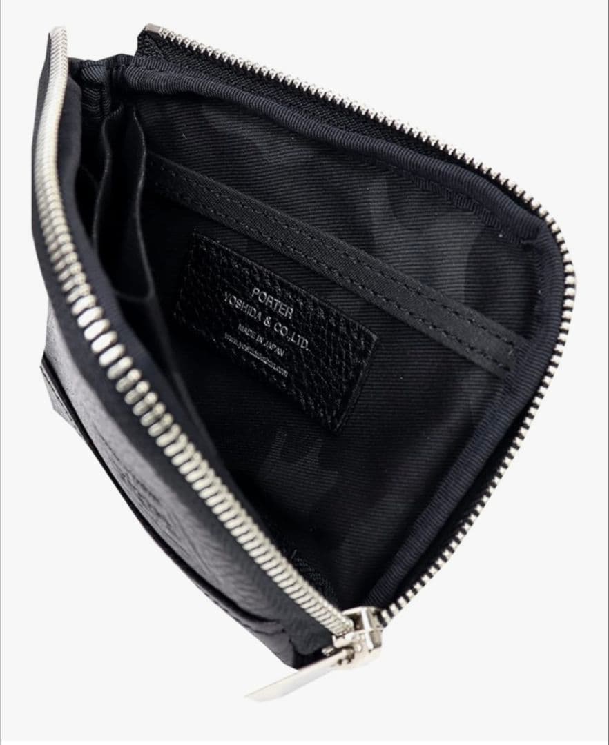 PORTER 財布 ディライト ウォレット 牛革 ミドル財布 Ｌ字ファスナー開閉