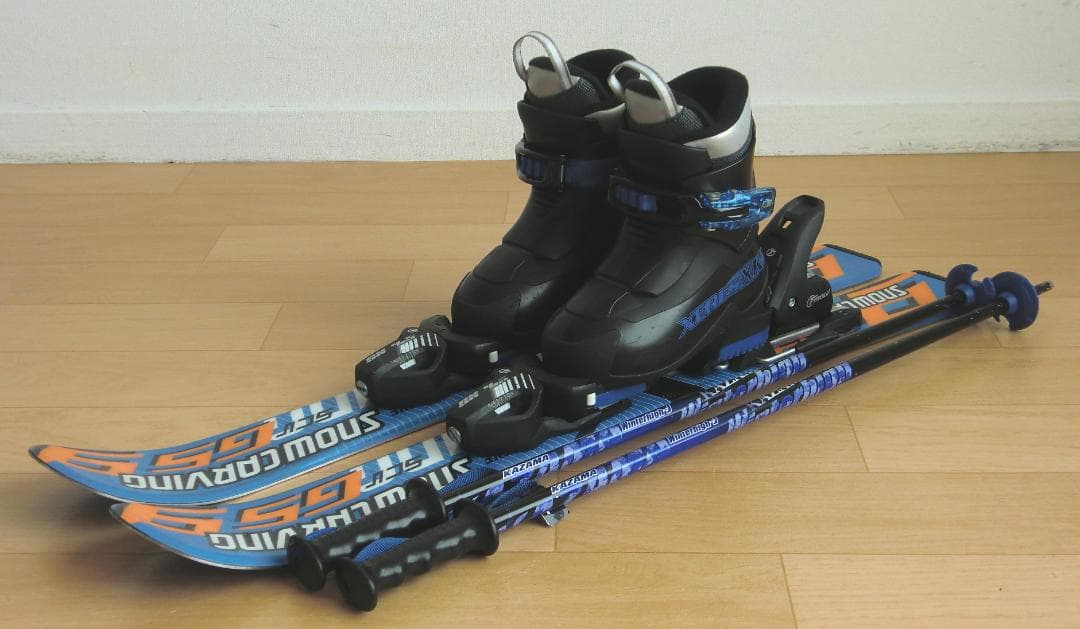 ■■1月限定■送料無料■子供用スキーセット■板80靴17■WAX済■幼児向け■■