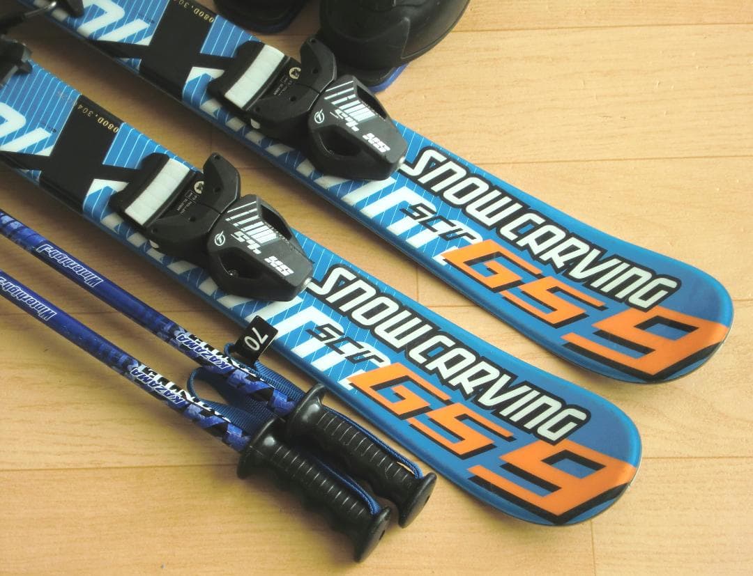 ■■1月限定■送料無料■子供用スキーセット■板80靴17■WAX済■幼児向け■■