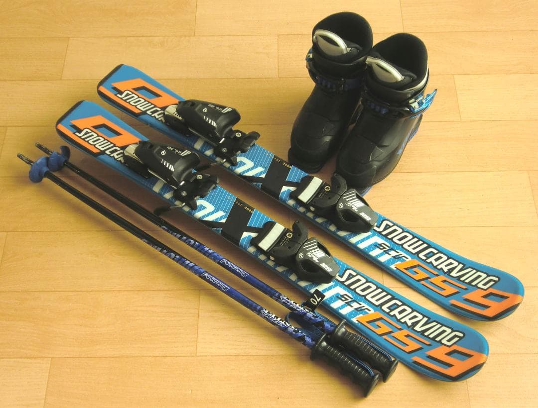 ■■1月限定■送料無料■子供用スキーセット■板80靴17■WAX済■幼児向け■■