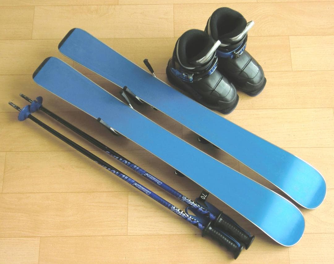 ■■1月限定■送料無料■子供用スキーセット■板80靴17■WAX済■幼児向け■■