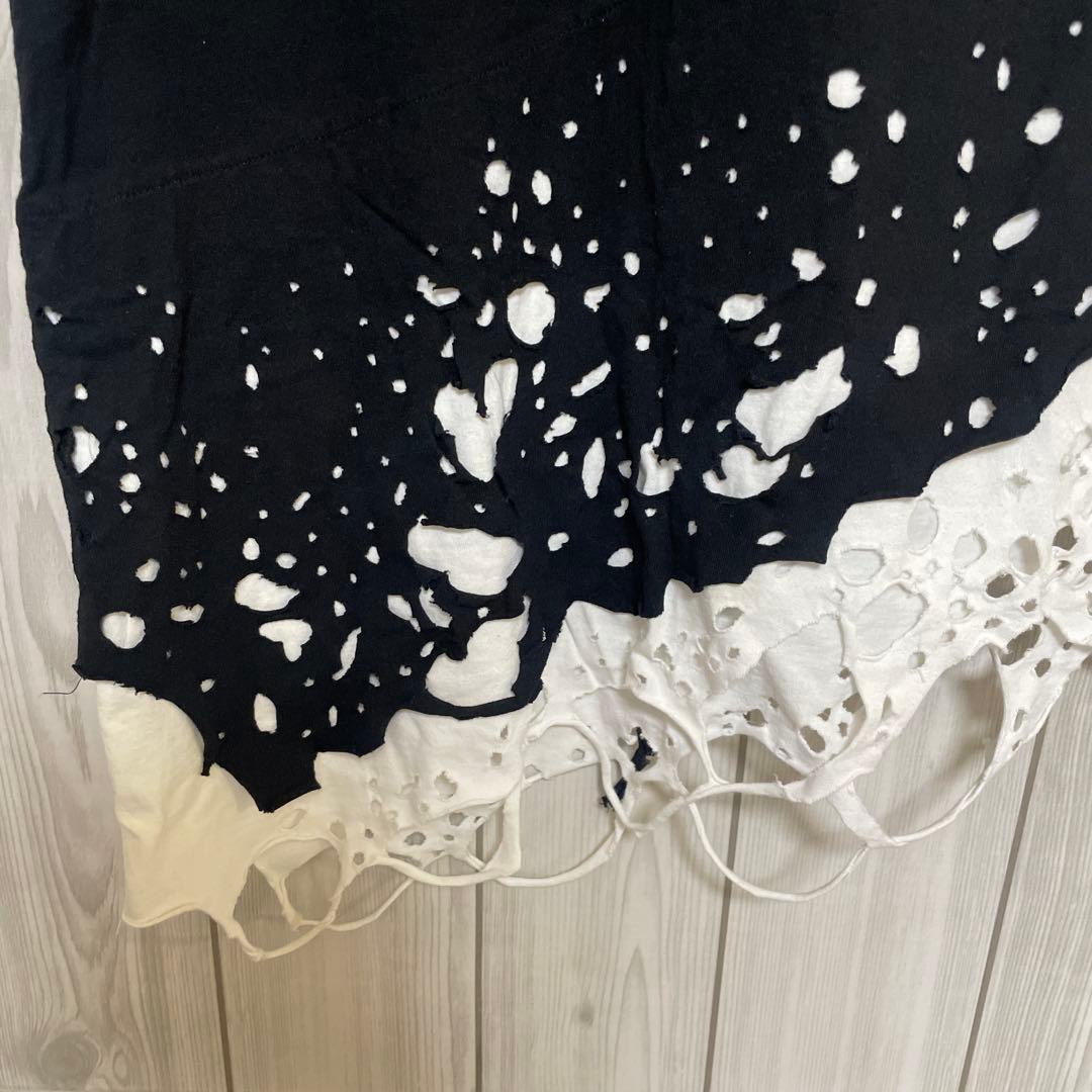 00s CIVARIZE アシンメトリー タンクトップ ダメージレイヤード