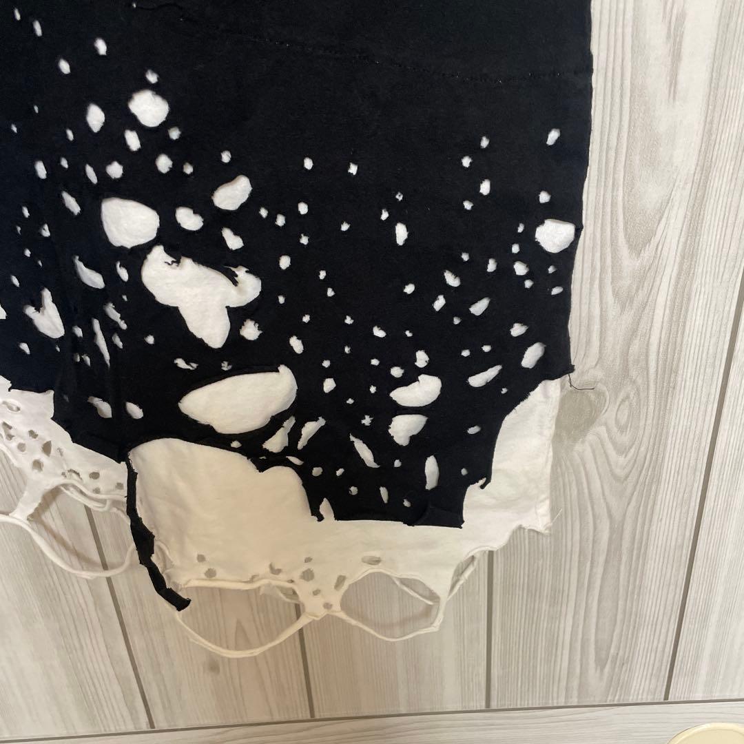 00s CIVARIZE アシンメトリー タンクトップ ダメージレイヤード