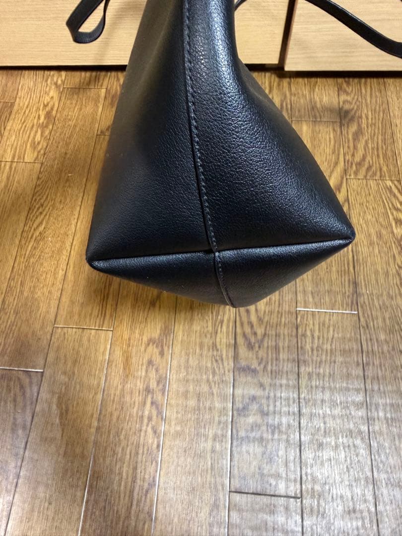 SAINT LAURENT ブラック トートバッグ ポーチ付き