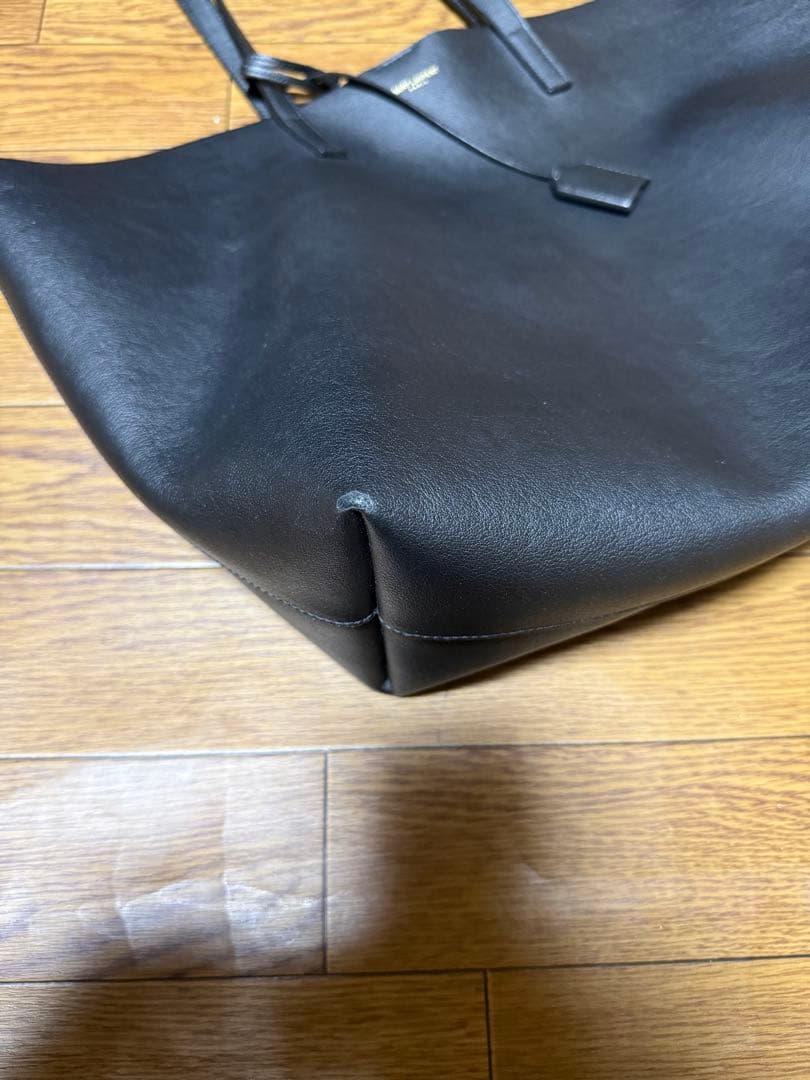 SAINT LAURENT ブラック トートバッグ ポーチ付き