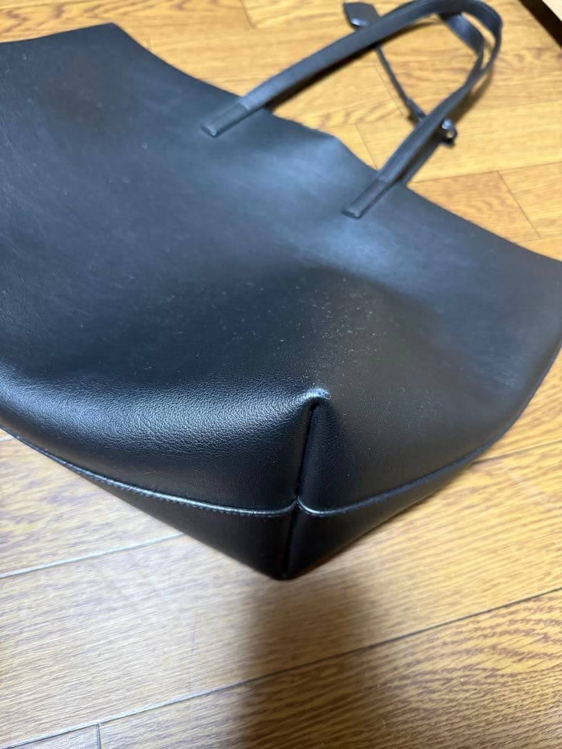 SAINT LAURENT ブラック トートバッグ ポーチ付き