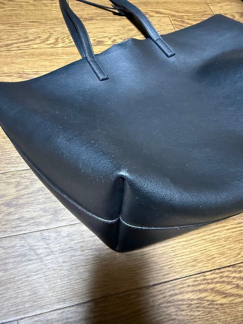 SAINT LAURENT ブラック トートバッグ ポーチ付き