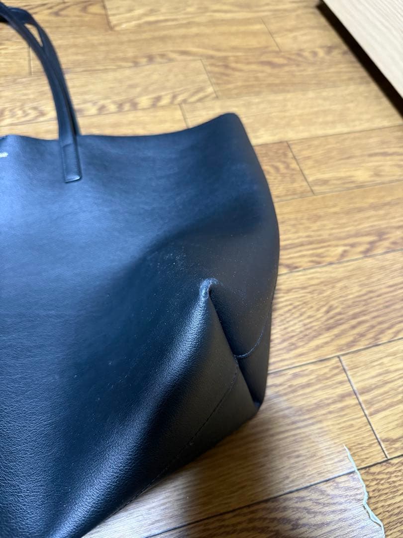 SAINT LAURENT ブラック トートバッグ ポーチ付き