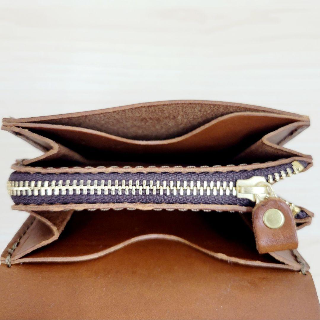 Organ オルガン 二つ折り財布 ブラウン 革　GS-64