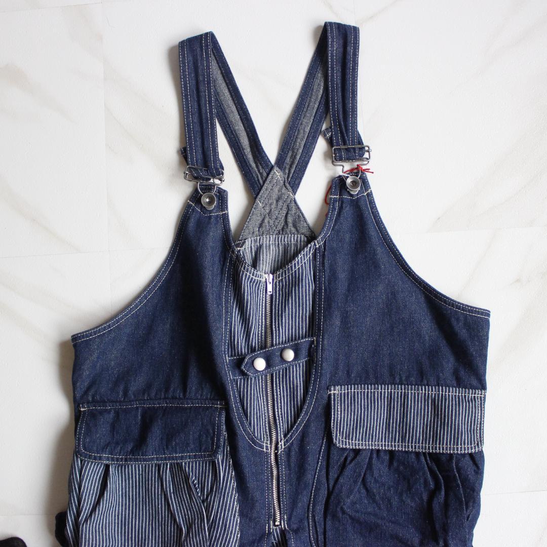 【新品タグ付き】mililopiulu レイヤード風切替バルーンデニムジャンスカ