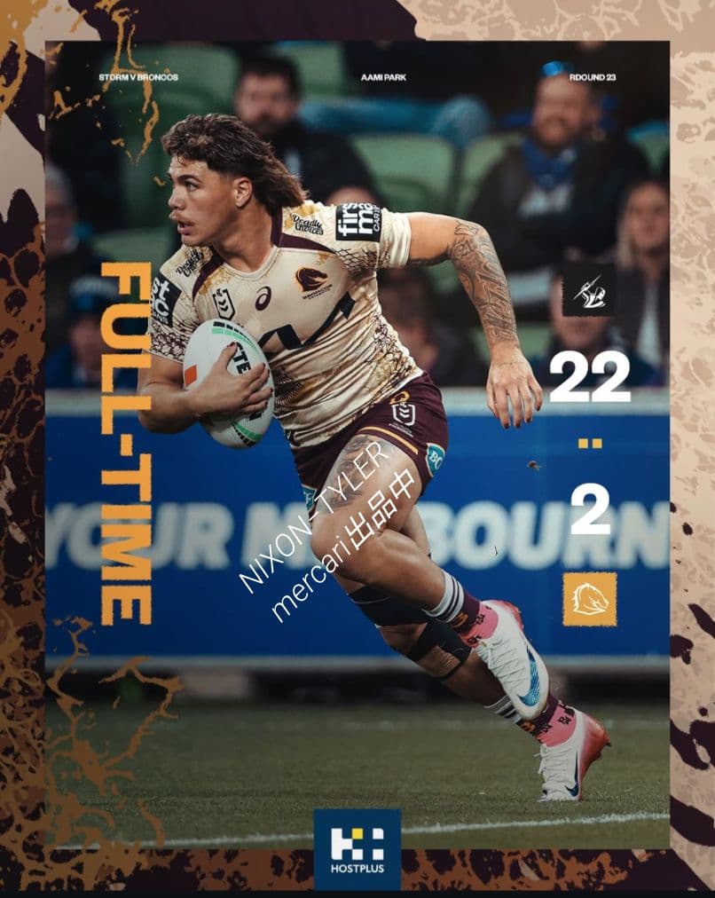 【海外Ｌサイズ】NRL ブリスベン・ブロンコス 2025インディジェナスジャージ