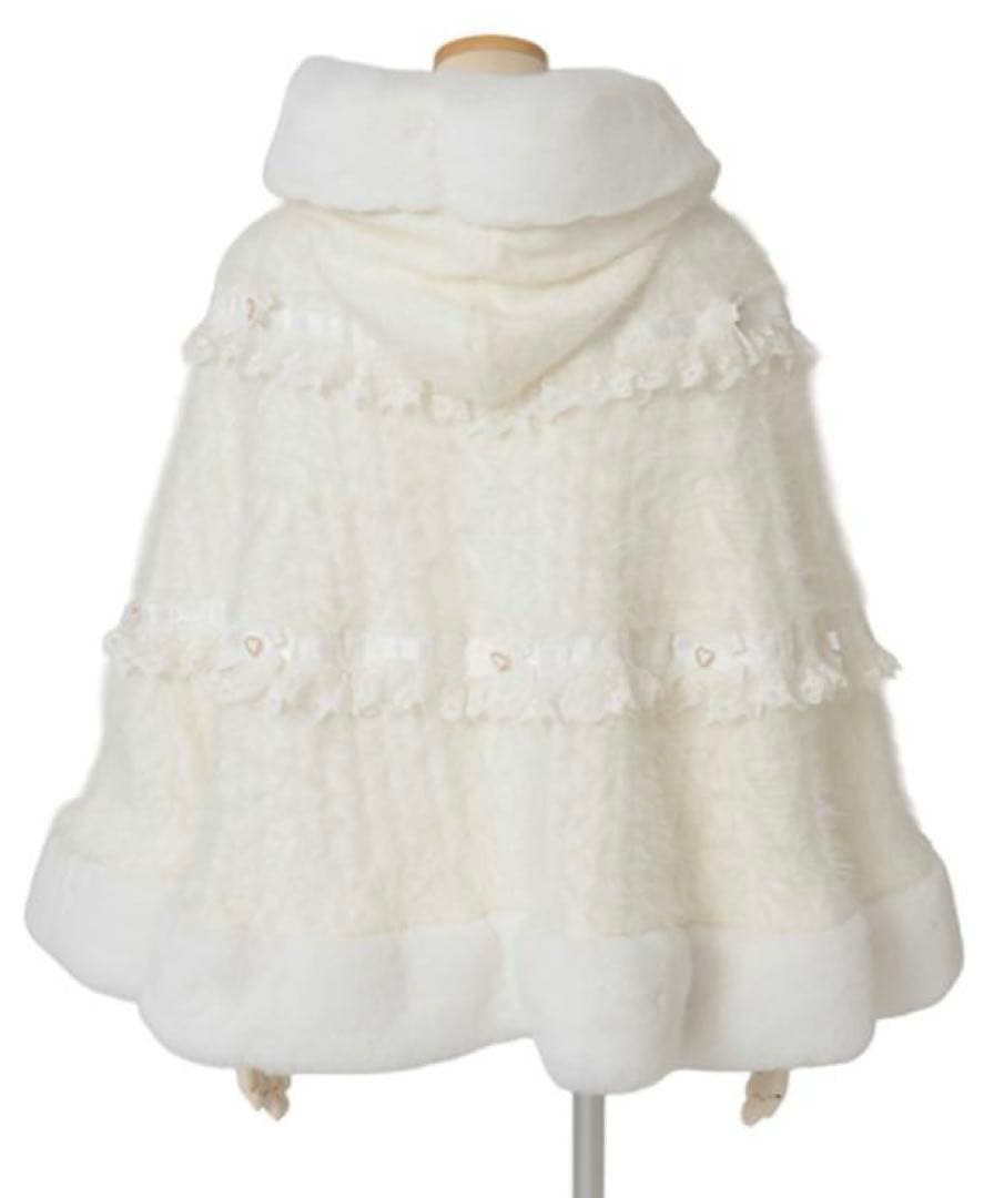 LIZ LISA リズリサ　ミルフィーユレースポンチョ　ホワイト　新品タグ付き