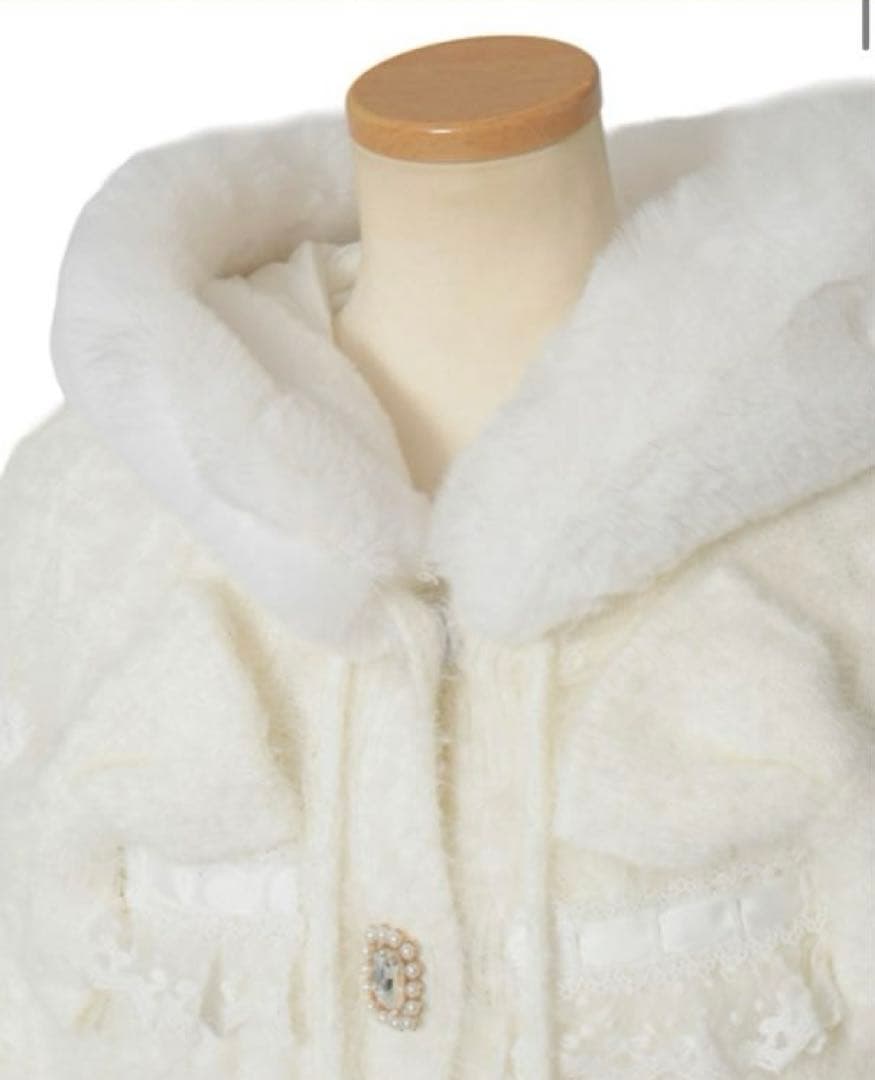 LIZ LISA リズリサ　ミルフィーユレースポンチョ　ホワイト　新品タグ付き