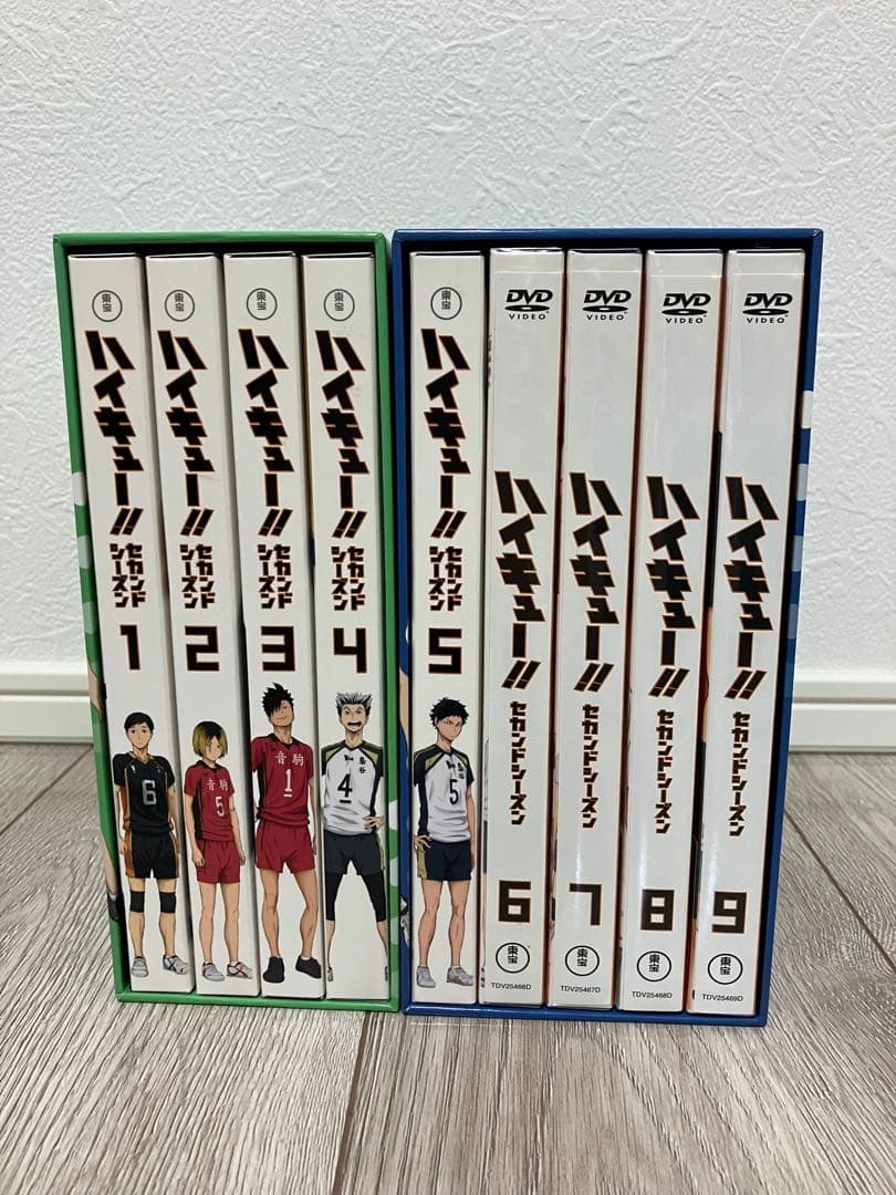 とろろ様＊ハイキュー!! セカンドシーズンDVD全9巻セット 特典BOX付き