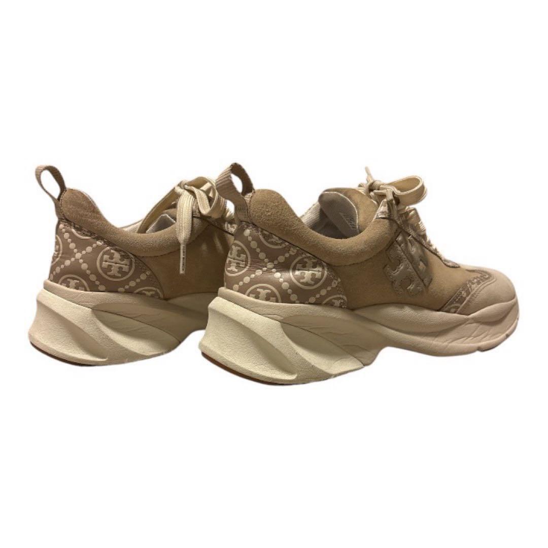 極美品✨ TORY BURCH ベージュ スニーカー サイズ7 M 24cm