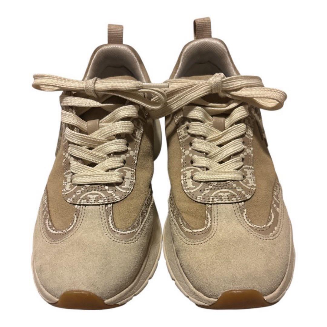 極美品✨ TORY BURCH ベージュ スニーカー サイズ7 M 24cm