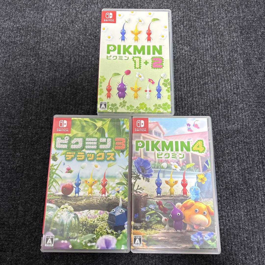 ピクミン4、3DX、1+2 3点セット