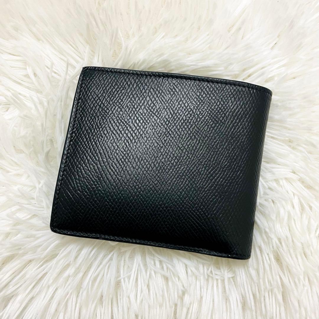 極美✨CELINE 二つ折り財布 バイフォールド レザー ブラック 新作