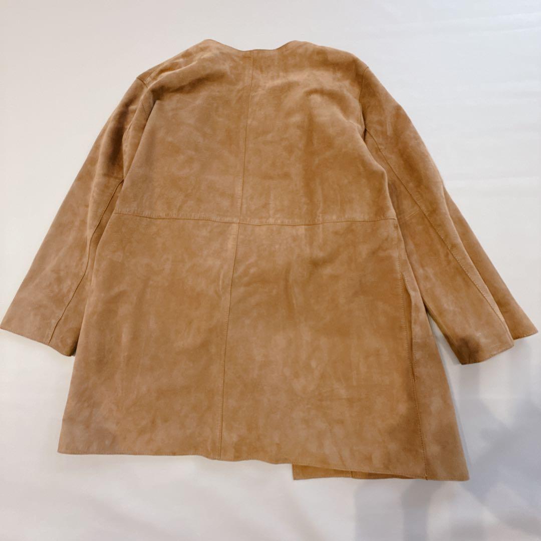 新品タグ付き✨ ノーカラーレザージャケット プラージュ 山羊革 定価49000円