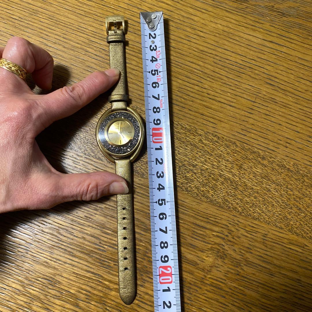 スワロフスキー　オーバル　時計　クリスタルライン