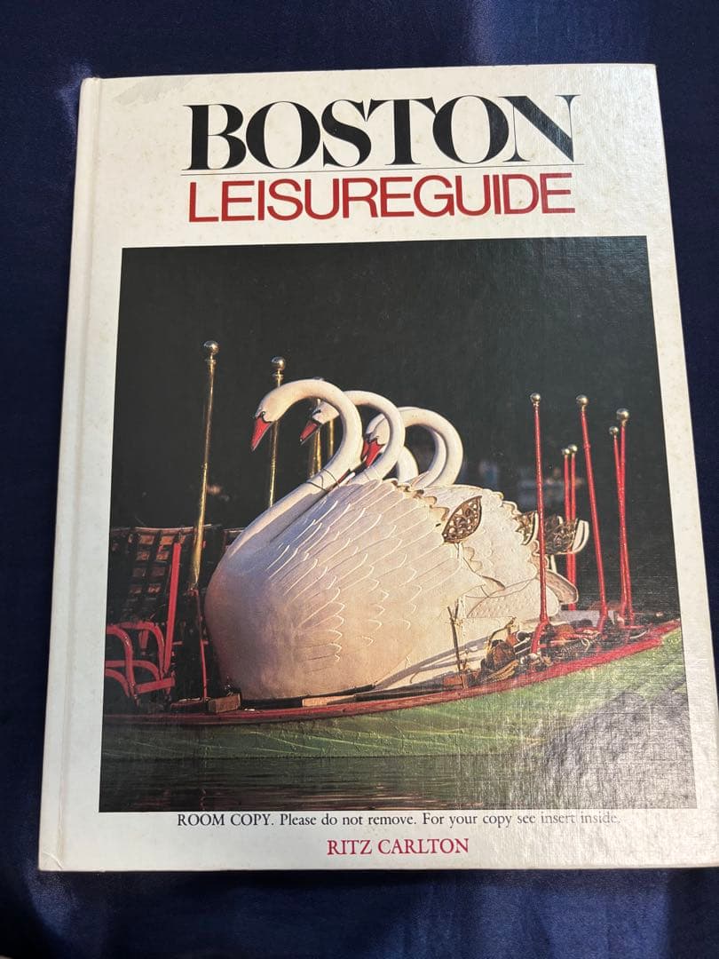 洋書 BOSTON LEISUREGUIDE RITZ CARLTON