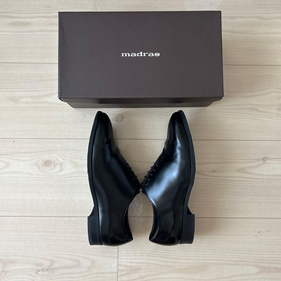 madras マドラス 革靴 ビジネスシューズ 結婚式 本革プレーントゥ 内羽根