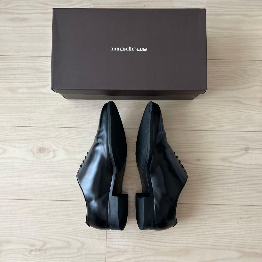 madras マドラス 革靴 ビジネスシューズ 結婚式 本革プレーントゥ 内羽根