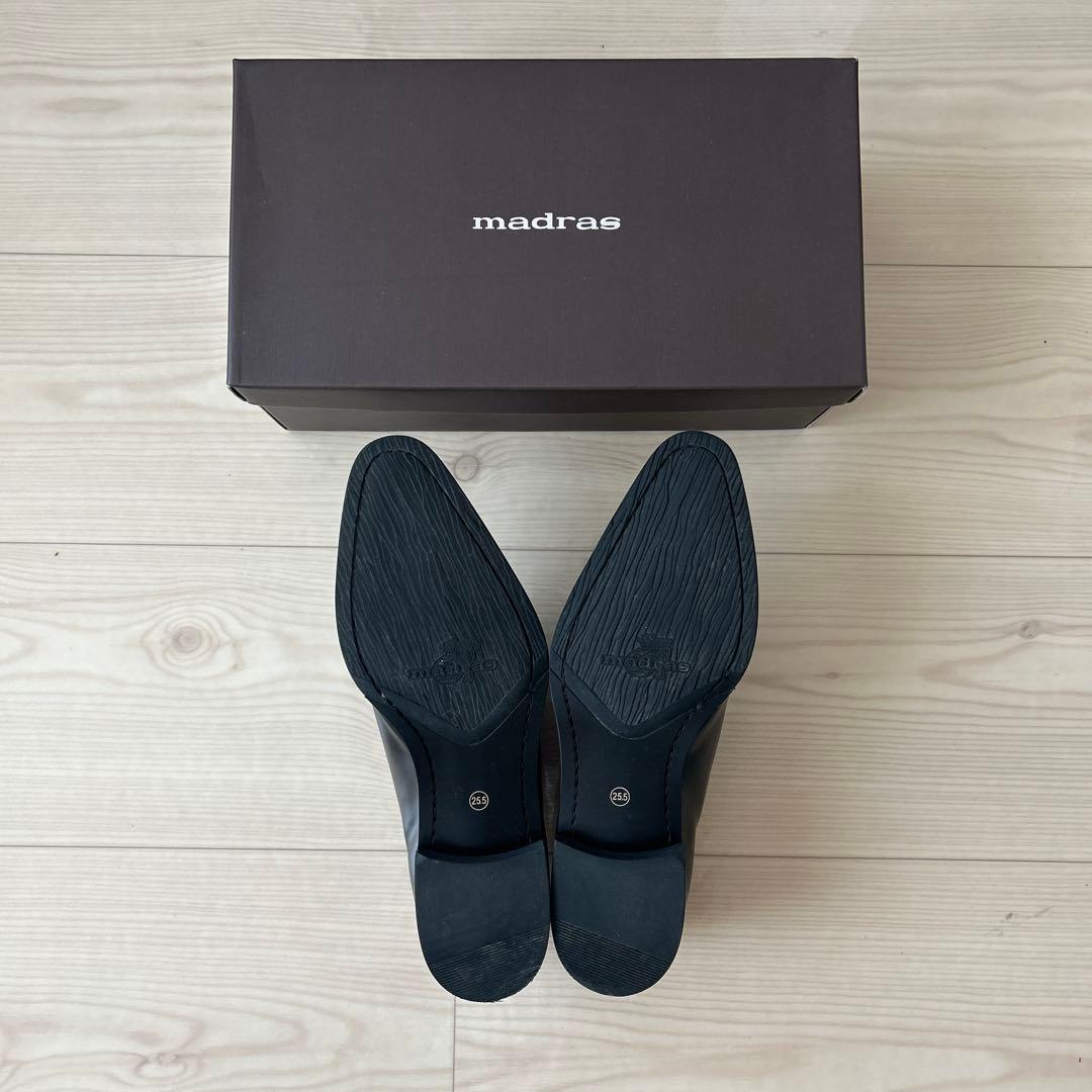 madras マドラス 革靴 ビジネスシューズ 結婚式 本革プレーントゥ 内羽根