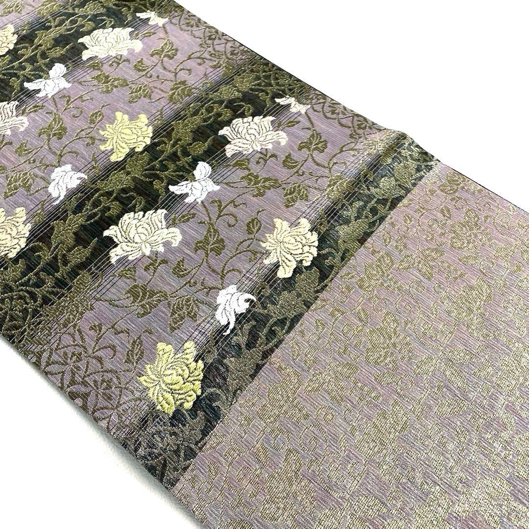 帯6106 ●高級 正絹 六通 袋帯