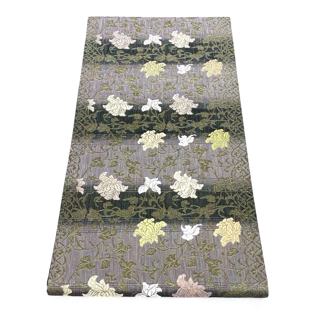 帯6106 ●高級 正絹 六通 袋帯