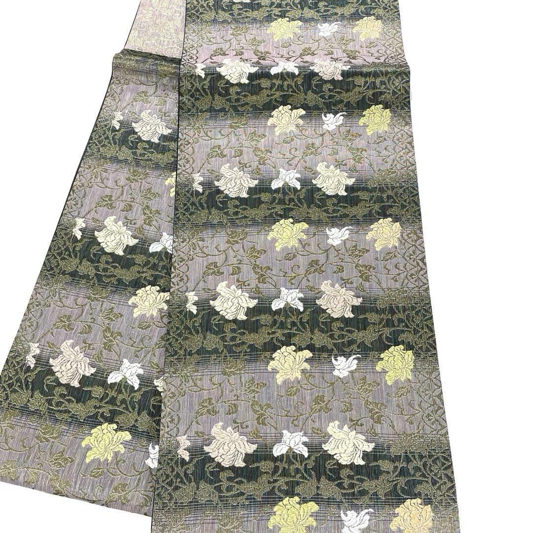 帯6106 ●高級 正絹 六通 袋帯