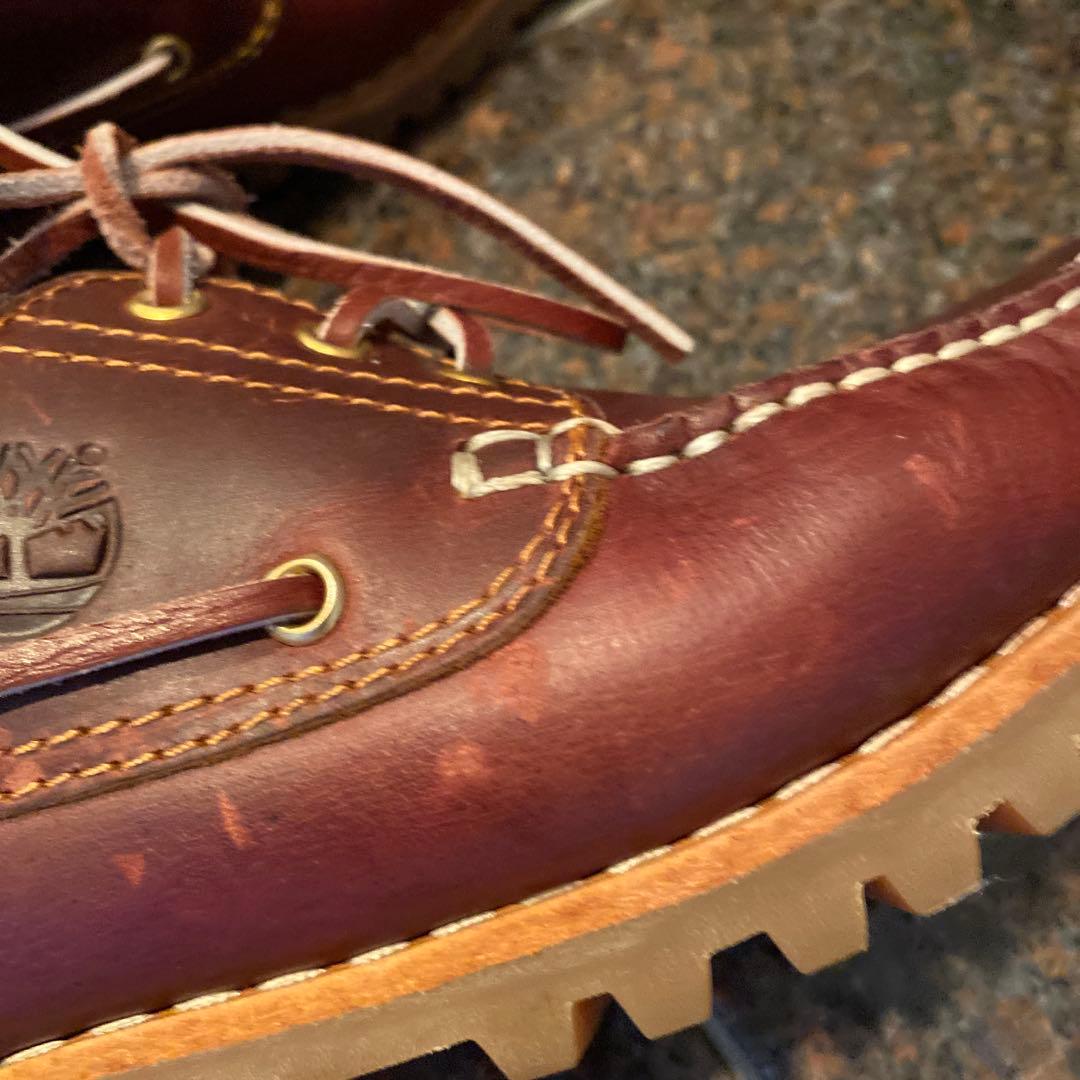 ティンバーランド　3eye バーガンディus8 箱付き