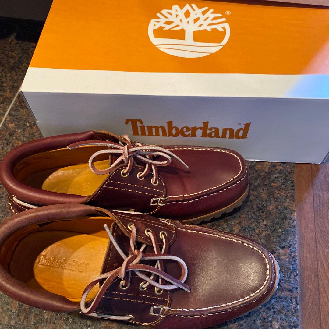ティンバーランド　3eye バーガンディus8 箱付き