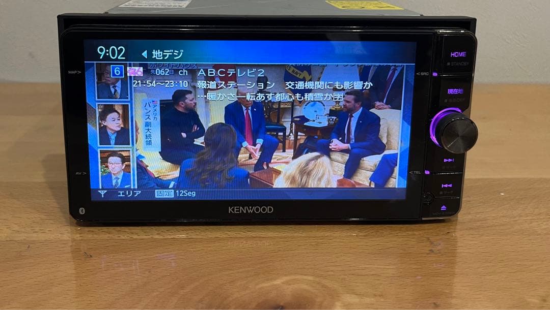 ケンウッド MDV-Z702W ナビゲーションシステム 製品製造日 2016