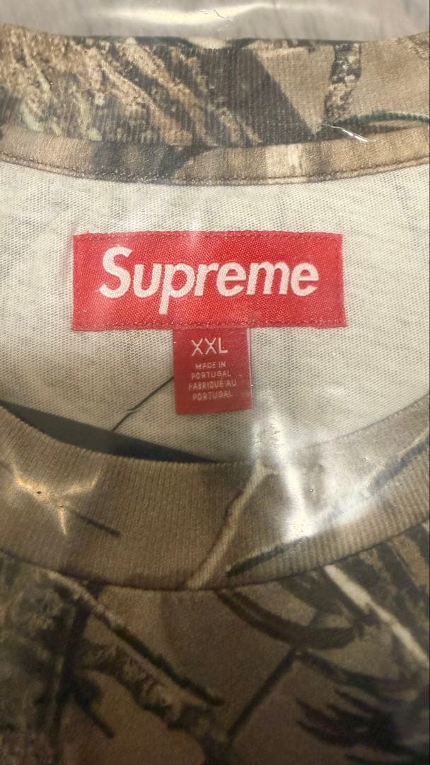 トップス Supreme Small Box L/S Tee XXL Realtree