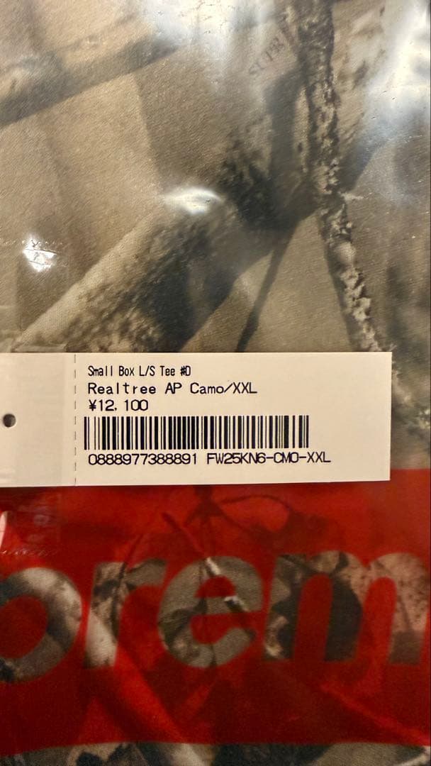 トップス Supreme Small Box L/S Tee XXL Realtree
