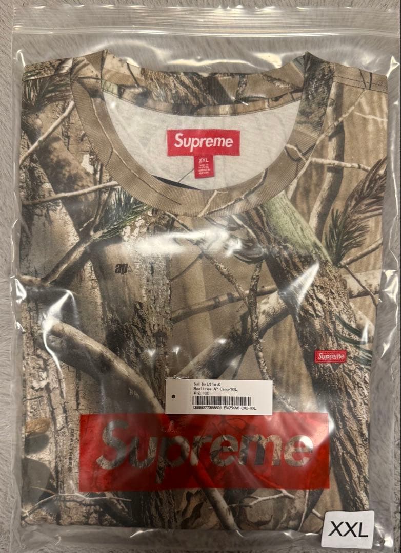 トップス Supreme Small Box L/S Tee XXL Realtree