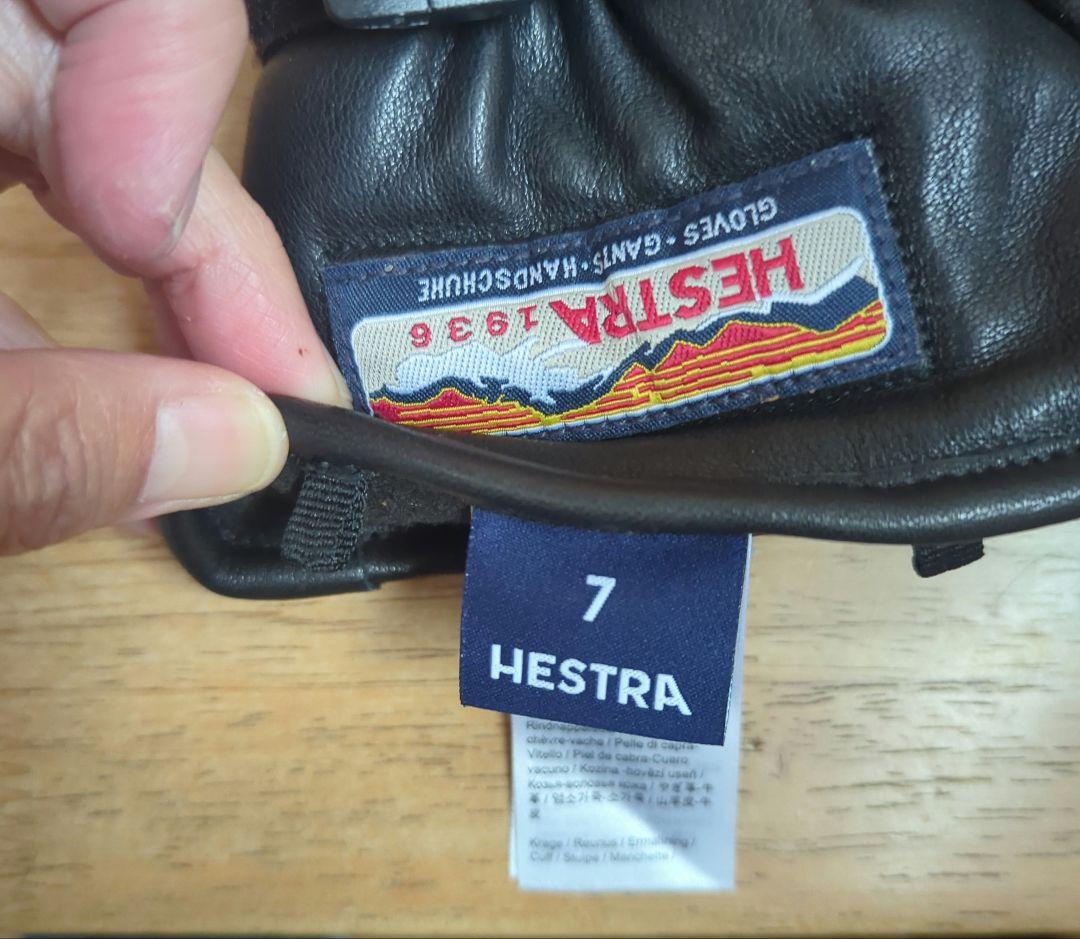 Hestra 3-Finger グローブ サイズ7